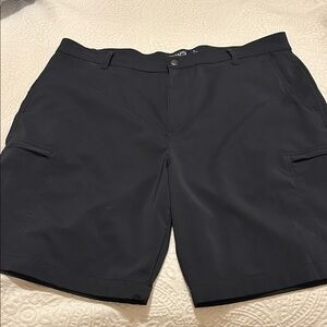 Chaps Men's Dark Navy Flat Front Shorts